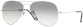 Ray Ban Sonnenbrille Aviator RB3025, silber